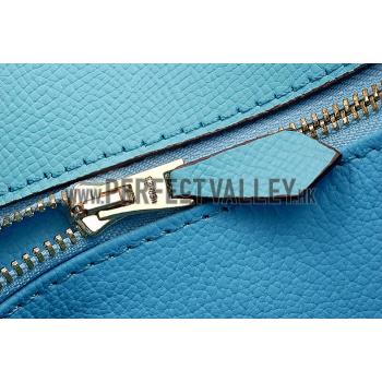 Replica Hermes Kelly 28 Blue Jean 608143