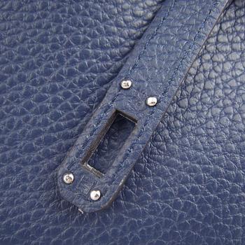 Hermes Clutches H008 Ladies Briefcase Blue Handbag