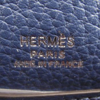 Hermes Clutches H008 Ladies Briefcase Blue Handbag