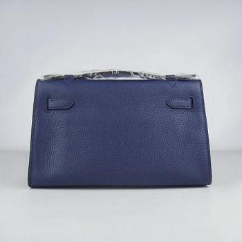 Hermes Clutches H008 Ladies Briefcase Blue Handbag