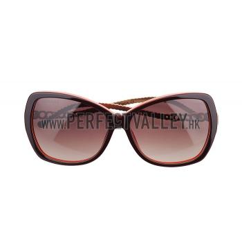 Hermes Chain Motif Orange Sunglasses 307836