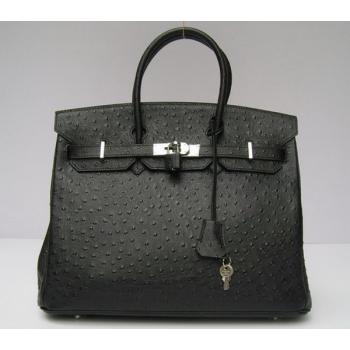 Hermes Birkin 62641 Ladies Handbag Cow Leather