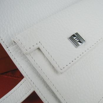 Hermes Clutches H009 Ladies Cow Leather White