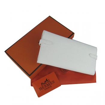 Hermes Clutches H009 Ladies Cow Leather White