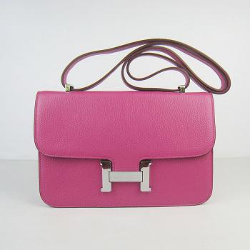 Hermes Constance H020 Ladies Cross Body Bag Pink HM04340