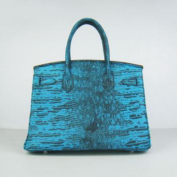 Hermes Birkin 6088 Ladies Handbag Blue -19