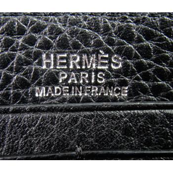 Hermes Wallet H016 Ladies Wallet Black