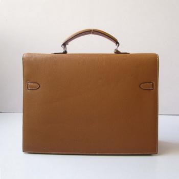 Hermes Briefcases H269 Briefcase Cow Leather Coffee Bag Replica