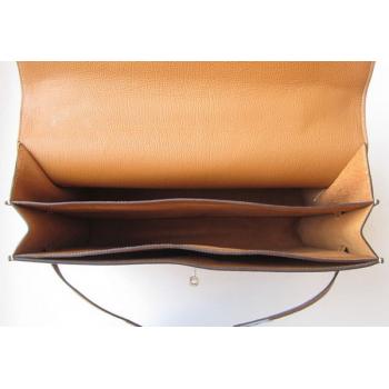 Hermes Briefcases H269 Briefcase Cow Leather Coffee Bag Replica