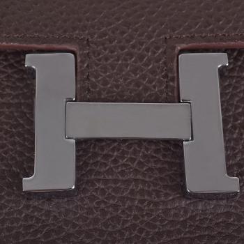 Hermes Wallet H6023 Ladies Wallet Coffee Replica