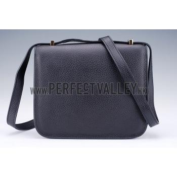 Cheap Hermes Constance Black with Golden Buckle