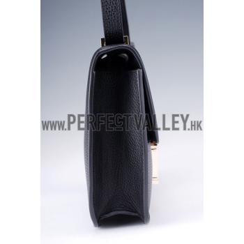 Cheap Hermes Constance Black with Golden Buckle