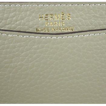 Hermes  bags 18322 Cross Body Bag Lambskin Grey