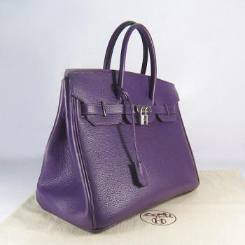 Hermes Birkin 6089 Ladies Handbag Purple