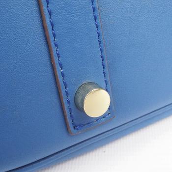 Hermes Original leather 6089 Cow Leather Blue Bag