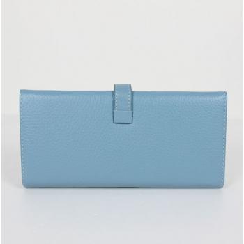 Hermes Wallet H514 Ladies Wallet Blue