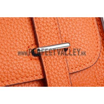 Hermes Man Messenger Large Orange Bag