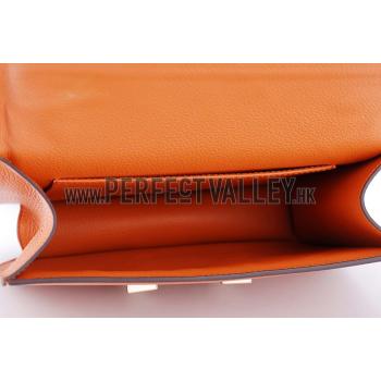 Hermes Constance Orange with Golden Buckle