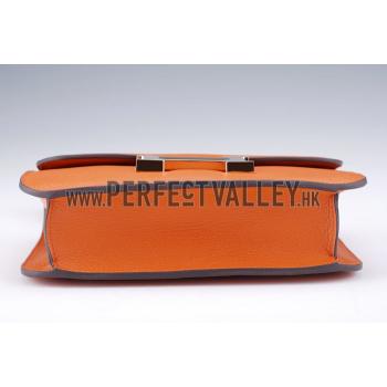 Hermes Constance Orange with Golden Buckle