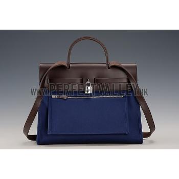 Hermes Herbag Blue Replica