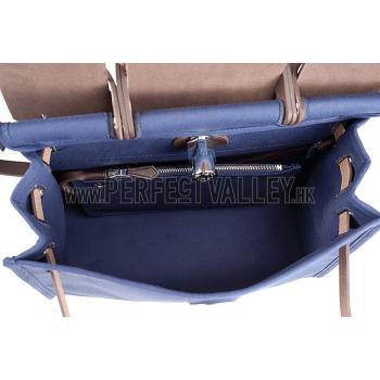 Hermes Herbag Blue Replica