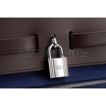 Hermes Herbag Blue Replica