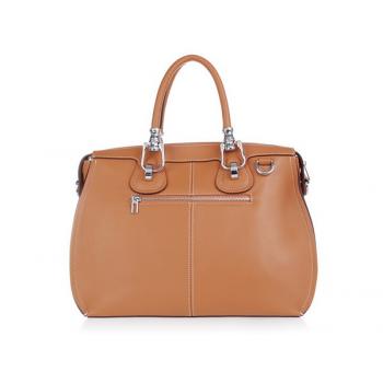 Hermes Original leather 60669 Ladies 2way Coffee Handbag