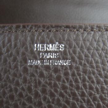 Hermes Constance H107 Ladies Cow Leather Coffee