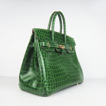 Hermes Birkin 6089 Ladies Handbag Green HM04828