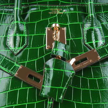 Hermes Birkin 6089 Ladies Handbag Green HM04828