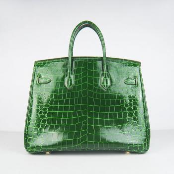 Hermes Birkin 6089 Ladies Handbag Green HM04828