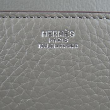 Cheap Hermes Constance H107 Ladies Cow Leather Grey Handbag