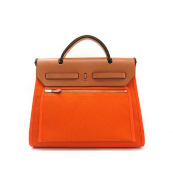 Hermes Original leather H1090 Ladies 2way Cow Leather Bag