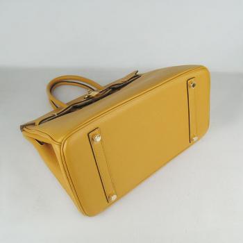 Hermes Birkin 6089 Ladies Cow Leather Yellow Bag