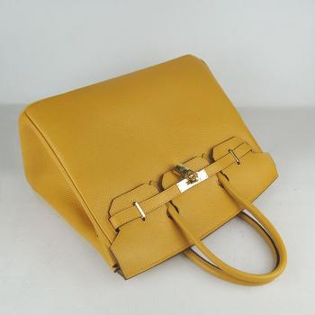 Hermes Birkin 6089 Ladies Cow Leather Yellow Bag