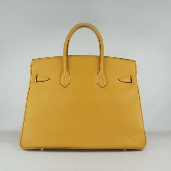 Hermes Birkin 6089 Ladies Cow Leather Yellow Bag