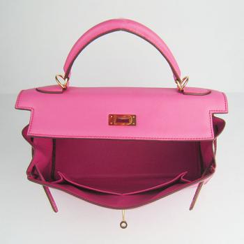 Hermes Original leather 6108 2way Lambskin Pink