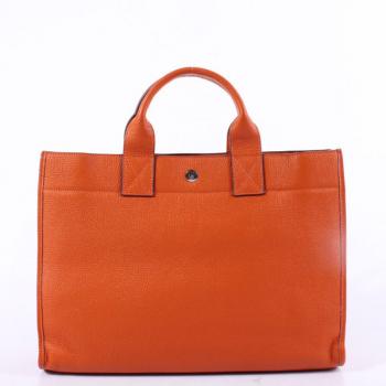 Cheap Hermes Briefcases 6008 Unisex Briefcase Orange Handbag