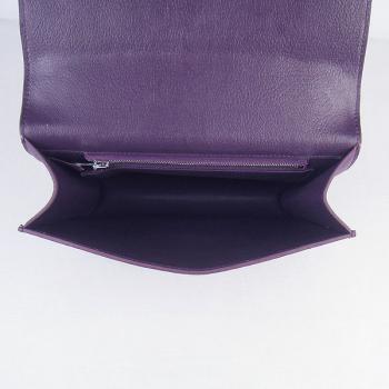 Hermes Constance H107 Cross Body Bag Purple Replica