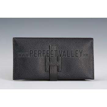 Hermes Jige Clutch Black 18926961