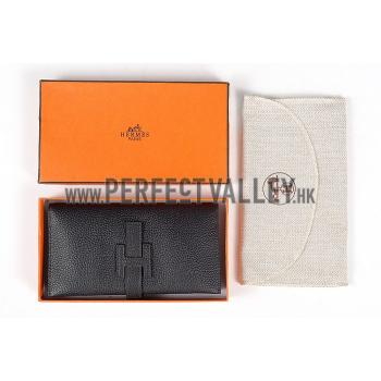 Hermes Jige Clutch Black 18926961