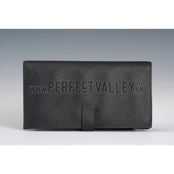 Hermes Jige Clutch Black 18926961