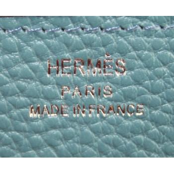 Hermes Wallet H569 Ladies Wallet Blue