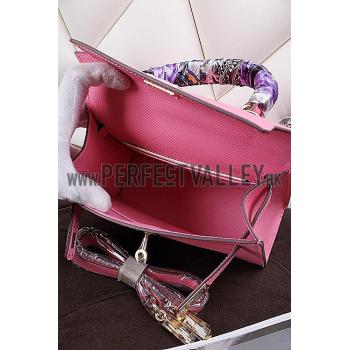 Hermes Kelly Pink 608136