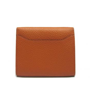 Hermes Wallet H2006 Ladies Cow Leather Orange