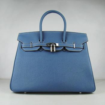 Hermes Birkin 6089 Ladies Handbag Cow Leather -d5