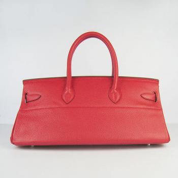 Cheap Hermes Birkin 6109 Handbag Cow Leather Red