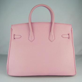 Hermes Birkin 6089 Ladies Handbag Cow Leather -56 Replica