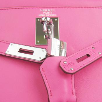 Hermes Original leather 6108 Ladies 2way Pink Bag