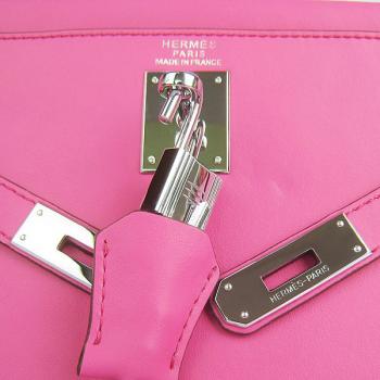 Hermes Original leather 6108 Ladies 2way Pink Bag